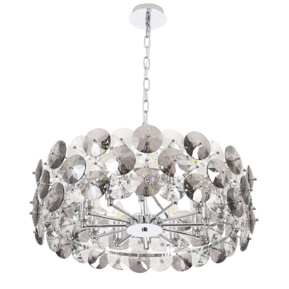 Подвесная люстра Crystal Lux CRYSTAL CRYSTAL SP12 CHROME