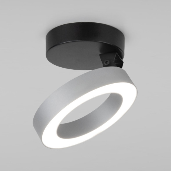 Накладной точечный светильник Elektrostandard Spila серебро 12W 4200К (25105/LED)
