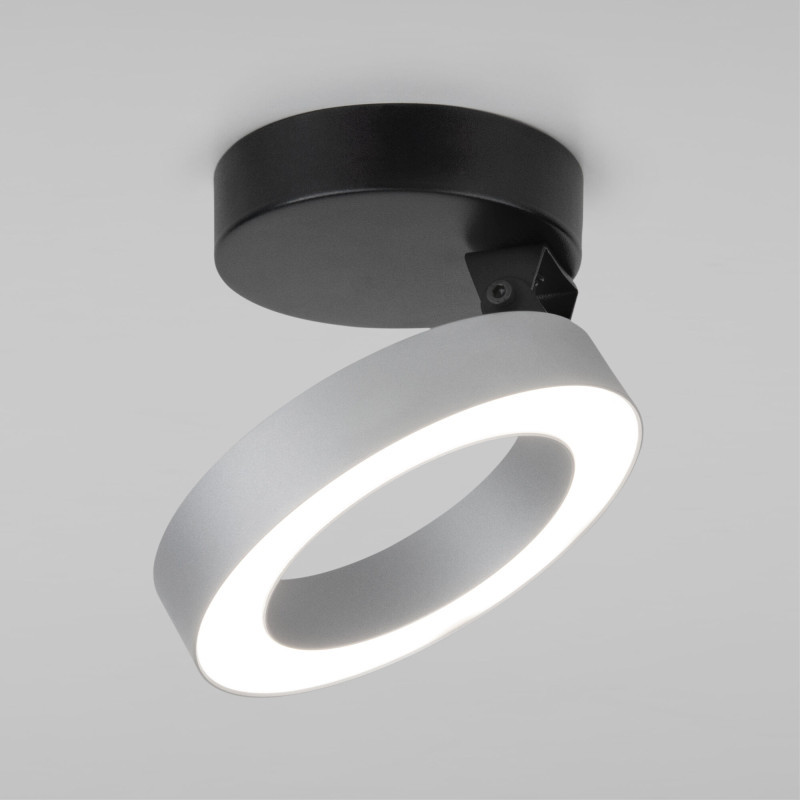 Накладной точечный светильник Elektrostandard Spila серебро 12W 4200К (25105/LED)