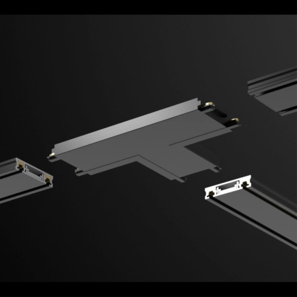 Коннектор для шинопровода Novotech SMAL Track Black 135209
