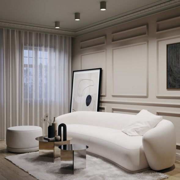 Накладной точечный светильник Maytoni Technical Conik gyps C001CW-01W