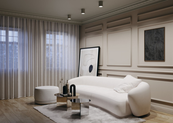 Накладной точечный светильник Maytoni Technical Conik gyps C001CW-01W