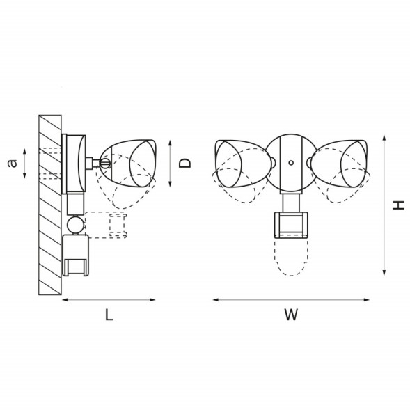 Прожектор Lightstar Diva 374447