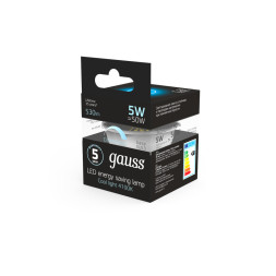 Светодиодная лампа Gauss Софитная 101505205-D 5W 220V 530lm GU5.3 белый (дневной)