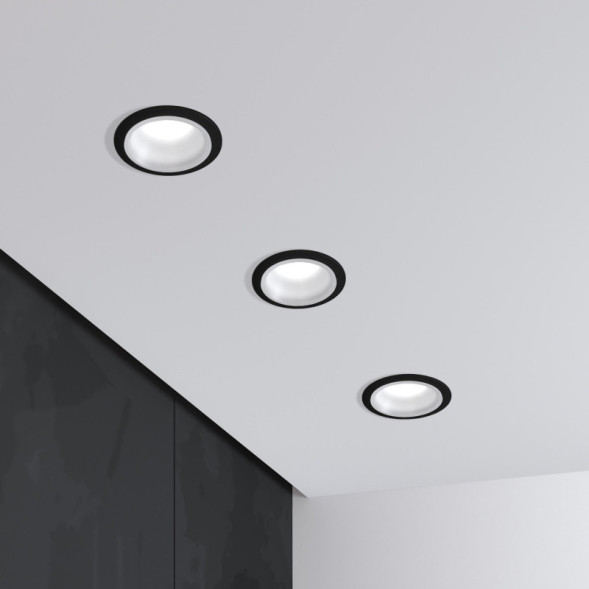 Встраиваемый точечный светильник Elektrostandard 25010/01 GU10 чёрный