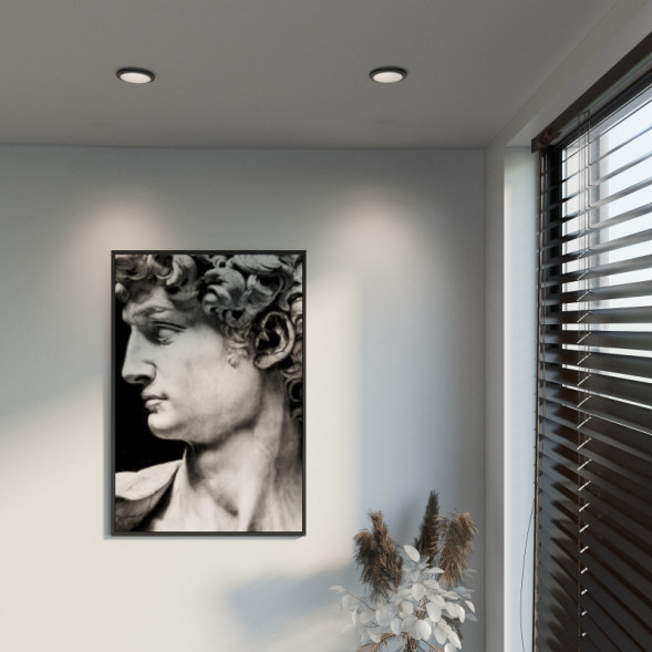 Встраиваемый точечный светильник Elektrostandard 25010/01 GU10 чёрный