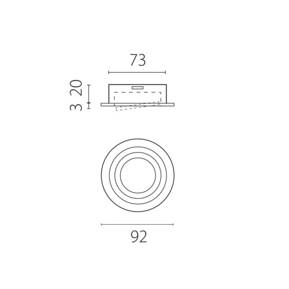 Точечный встраиваемый светильник 011620 Lightstar Singo Base
