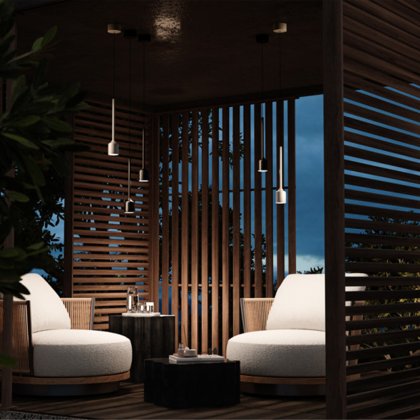 Подвесной уличный светильник Maytoni O491PL-L6B3K APEX