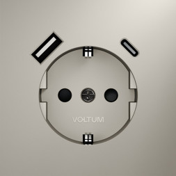 Комбинированная розетка VOLTUM VLS040503