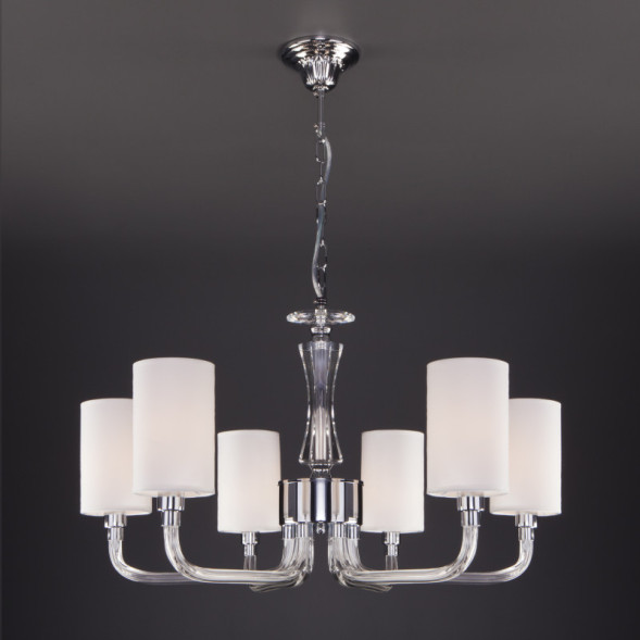 Подвесная люстра Eurosvet CATANIA 60120/6 хром Smart (60112/6)