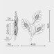 Бра MODELUX MS.250 MS.250.03 GD