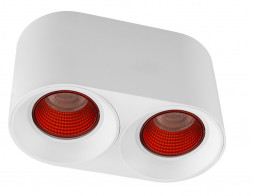 Накладной точечный светильник Denkirs Rodvig DK3096-WH+RD