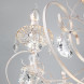 Подвесная люстра Eurosvet ALDA 3305/8 белый с золотом/прозрачный хрусталь Strotsk