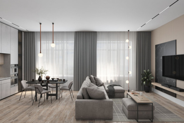 Светодиодный трековый светильник Denkirs SMART LINEAR DK8005-BK