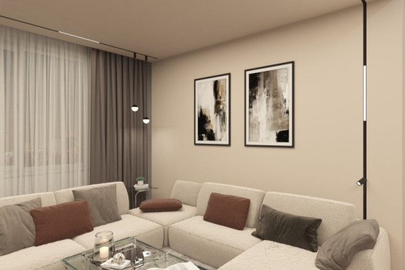 Светодиодный трековый светильник Denkirs SMART LINEAR DK8005-BK