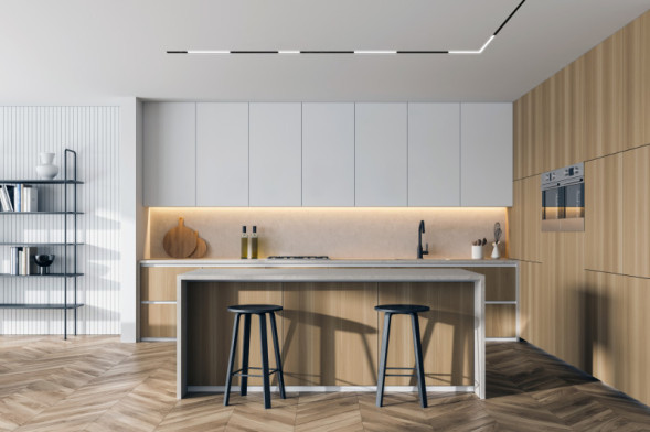 Светодиодный трековый светильник Denkirs SMART LINEAR DK8005-BK