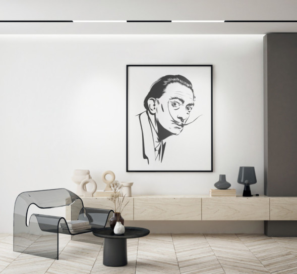 Светодиодный трековый светильник Denkirs SMART LINEAR DK8005-BK