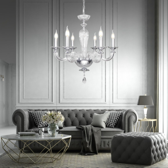 Подвесная люстра Bogate's 338/6 Strotskis Smart (318/6) Olenna