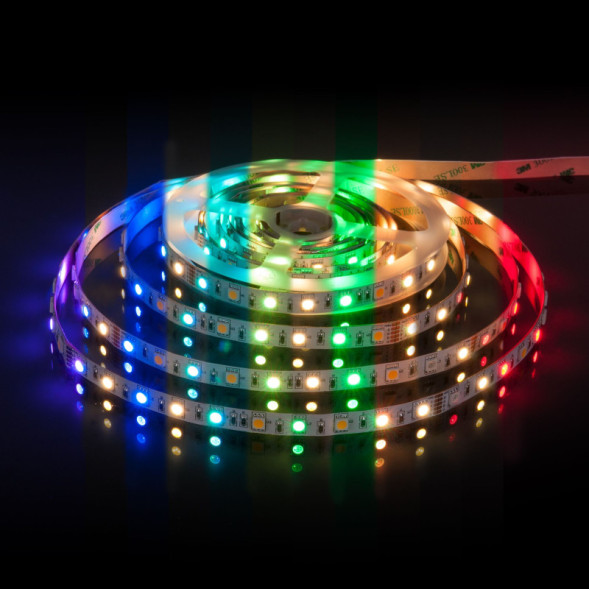 Лента Elektrostandard 60Led 14,4W IP20 RGB 3300K 0W 24V RGB+белый IP20