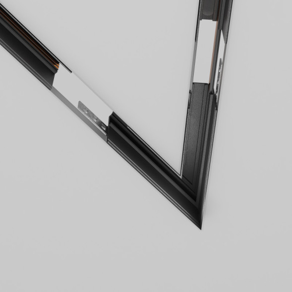 Коннектор для шинопровода Maytoni Technical Magnetic track system Exility встраиваемый ГКЛ 12.5 черный TRA034CLS-42.12B