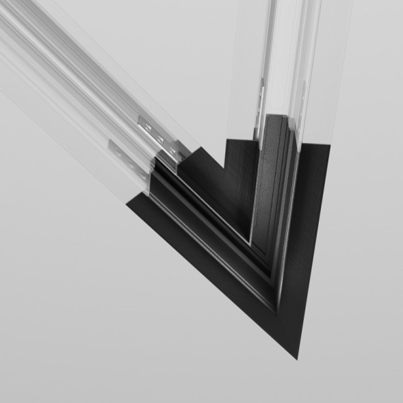 Коннектор для шинопровода Maytoni Technical Magnetic track system Exility встраиваемый ГКЛ 12.5 черный TRA034CLS-42.12B