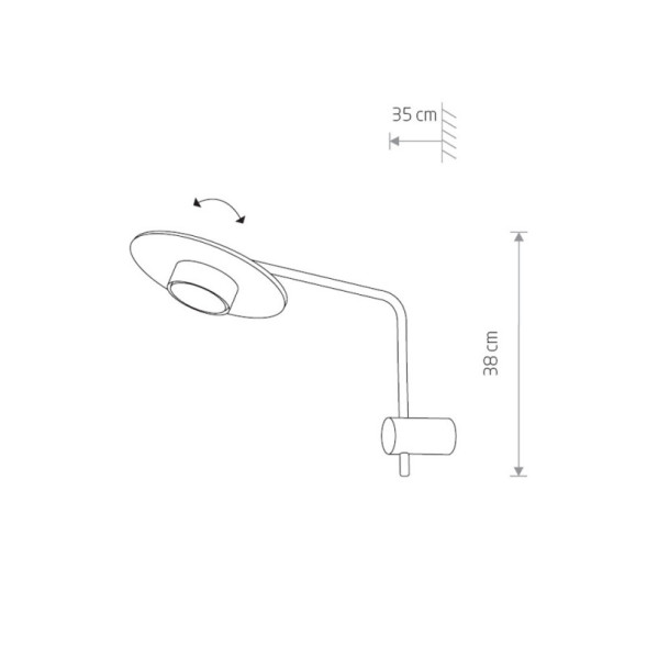 Бра Nowodvorski Disk 7645