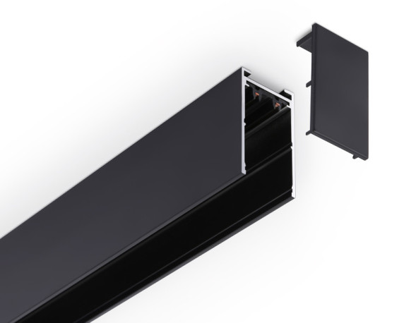Накладной магнитный шинопровод Ambrella Light TRACK SYSTEM BLACK GL1004