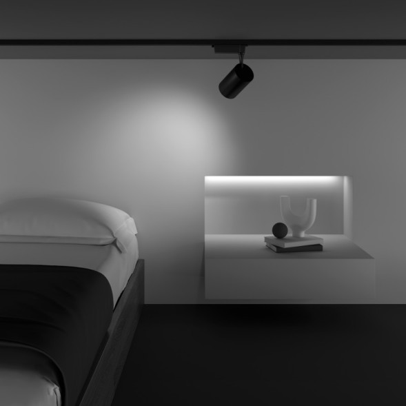 Светодиодный трековый светильник Maytoni Technical Vuoro TR003-1-26W3K-W-B