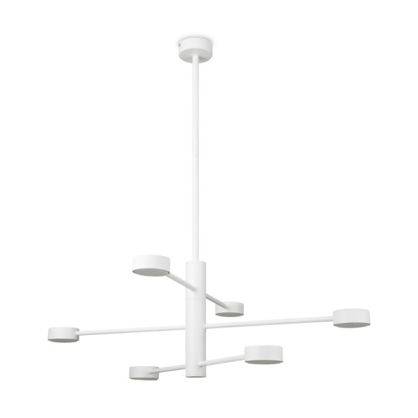 Люстра на штанге Freya Tactic FR5363CL-06W