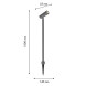 Уличный грунтовый светильник Favourite 4810-1F Micron
