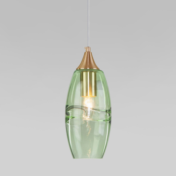 Подвесной светильник Eurosvet LOTUS 50222/1 зеленый