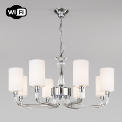 Подвесная люстра Eurosvet CATANIA 60120/8 хром Smart (60112/8)