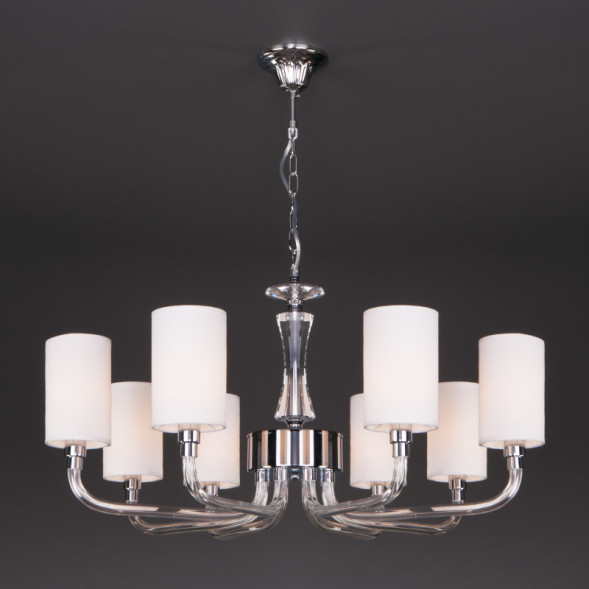 Подвесная люстра Eurosvet CATANIA 60120/8 хром Smart (60112/8)