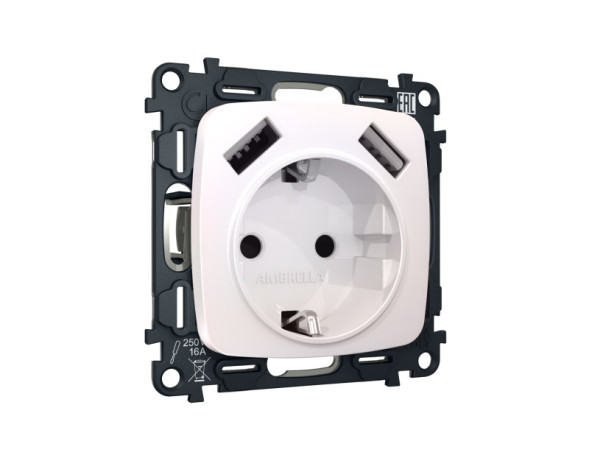 Розетка Ambrella Volt MO209010 OMEGA QUANT