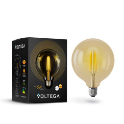 Светодиодная лампа Voltega GLOBE 6838 8W 220V 600lm E27 белый (теплый)