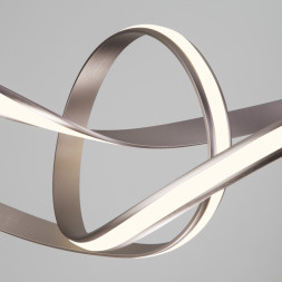 Подвесная люстра Eurosvet Kink 90174/1 сатин-никель