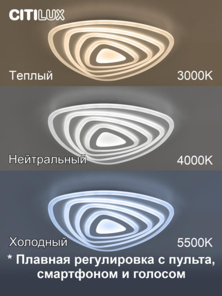 Потолочный светильник Citilux Триест Смарт CL737A34E