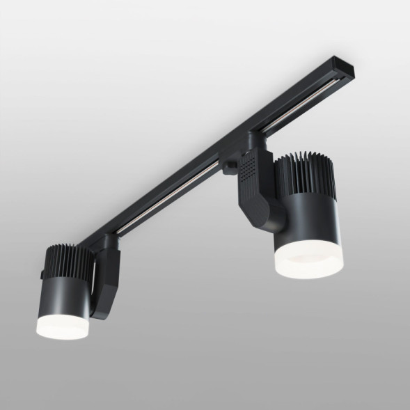 Светодиодный трековый светильник Elektrostandard Accord Черный 30W 4200K (LTB37) однофазный