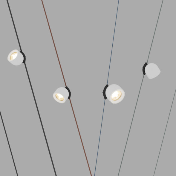 Светодиодный трековый светильник Denkirs BELTY SPOT DK5541-WH+BK