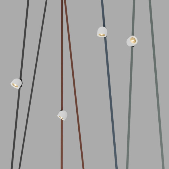 Светодиодный трековый светильник Denkirs BELTY SPOT DK5541-WH+BK