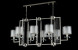 Подвесная люстра Crystal Lux NICOLAS NICOLAS SP8 L1000 NICKEL/WHITE