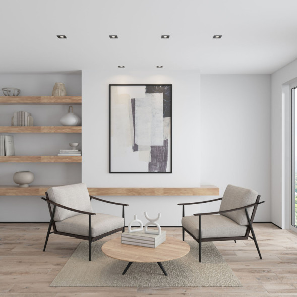 Встраиваемый точечный светильник Denkirs Billum DK3021-BK