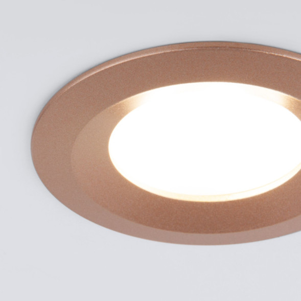 Встраиваемый точечный светильник Elektrostandard 110 MR16 золотой