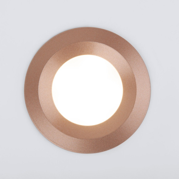 Встраиваемый точечный светильник Elektrostandard 110 MR16 золотой