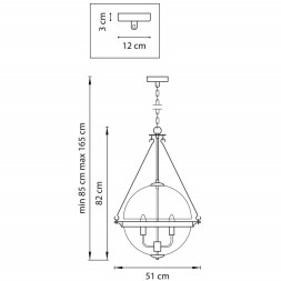 Подвесная люстра Lightstar MODENA 816044