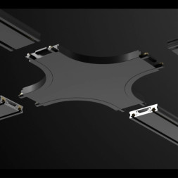 Коннектор для шинопровода Novotech SMAL Track Black 135211