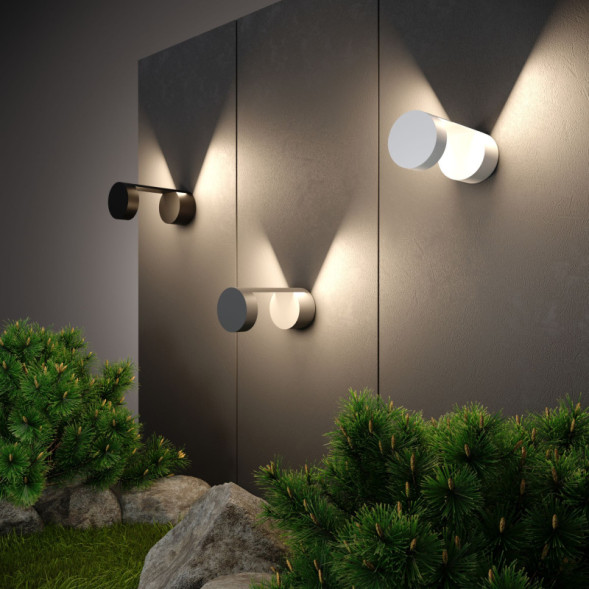 Уличный настенный светильник Elektrostandard 1540 TECHNO LED Nimbus Белый