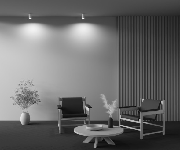 Накладной точечный светильник Maytoni Technical Conik gyps C003CW-01W