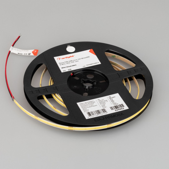 Лента Arlight COB-X480-6mm 042034 30W 24V 670lm белый (холодный) IP20