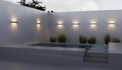 Уличный настенный светильник Maytoni Lot O428WL-L20GF3K